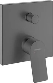 Hansgrohe Vivenis vaňová batéria bez podomietkového telesa kartáčovaný čierny chróm 75415340
