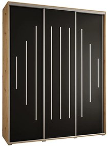 Skriňa 45 Canaris 12 190 artisan/čierna/silver