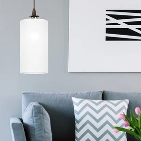 LED Luster na lanku NOEL MINI 1xE27/60W/230V biela