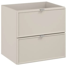 Závěsná skříňka pod umyvadlo Bella Cashmere s deskou 80 cm kašmír