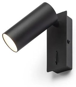 RENDL R13423 TAPIO LED bodové svetlo, k posteli čierna
