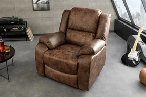 Kreslo Relax 47596 Hollywood - Antik Hnedá  - Komfort-nábytok