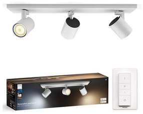 Philips - LED Stmievateľné bodové svietidlo Hue RUNNER 3xGU10/4,2W/230V + DO biela