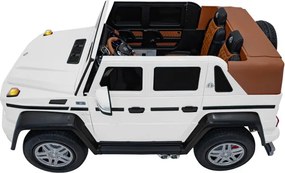Elektrické autíčko Mercedes Benz MAYBACH G650 biele
