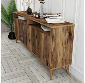 Dizajnová komoda Cadelaria 180 cm orech