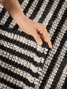 Koberec Elle Decoration Harvest Ebony Ivory Black