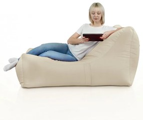 Leňoška LOUNGE ATENA plyš perla