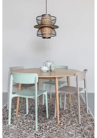 Okrúhly jedálenský stôl s doskou v dubovom dekore ø 100 cm Fabio – White Label