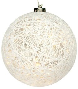 Nexos 64267 Svietiaca guľa - 30 LED, teple biela