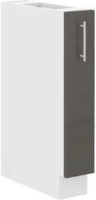 Kuchynská skrinka Lara 15D cargo bb MDF sivá