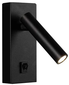 LED Nástenné bodové svietidlo LED/2W/230V 4000K čierna