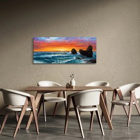 Obraz - Západ slnka (120x50 cm)