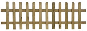 Drevený plot CAN CAN rovný 180x60 mm