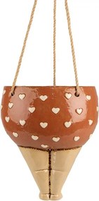 Keramický závesný kvetináč nohy ženy Woman Planter - 17*15*20 cm
