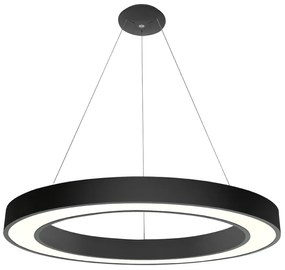 LED2 3270853DT SATURN 80 PZ závesné svietidlo čierne stmievateľné