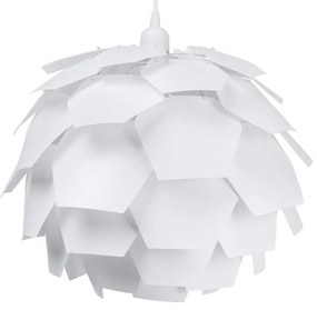 Malá biela stropná lampa SEGRE Beliani