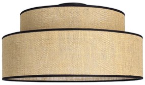 Stropné svietidlo BOHO 1xE27/60W/230V pr. 40 cm béžová