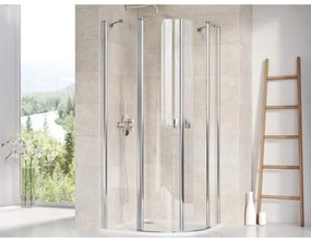 Ravak XA244401010 - štvrťkruhová sprchová vanička ELIPSO 80x80 cm biela