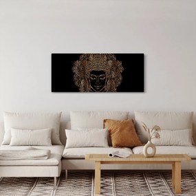 Obraz zlatého Budhu (120x50 cm)