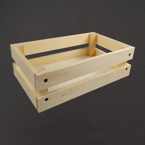 AMADEA Drevená skladacia bednička z masívneho dreva, 32x19x10 cm