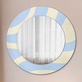 Abstraktný tvar Okrúhle dekoračné zrkadlo