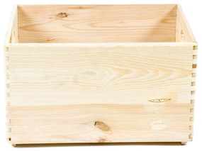 Úložný box z borovicového dreva Compactor Custom, 40 × 30 × 23 cm