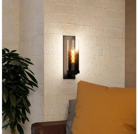 Eglo 44003 - Nástenné svietidlo TOOTHILL 1xE27/40W/230V čierna