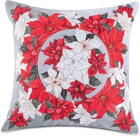 Súprava 3 ks obliečok na vankúšiky POINSETTIA 45 x 45 cm