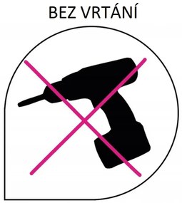 Držiak toaletného papiera - čierny