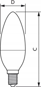 LED žiarovka Corepro Philips Premium E14 - 7W - 806 Lm - teplá biela