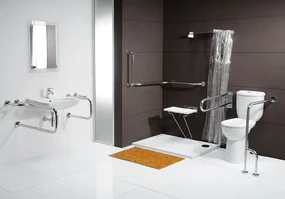 CREAVIT CREAVIT, HANDICAP WC kombi misa zvýšená 36,3x67,2cm, spodný odpad, BD301.410.00