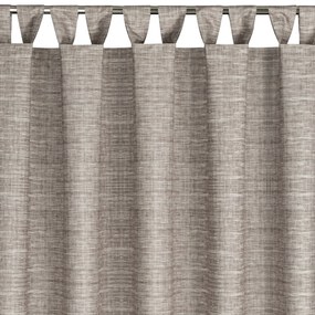 ZÁHRADNÝ VODEODOLNÝ ZÁVES NA PÚTKACH GARDEN 155X240 CM HNEDÁ