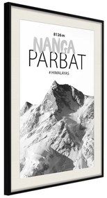 Artgeist Plagát - Nanga Parbat [Poster] Veľkosť: 40x60, Verzia: Čierny rám