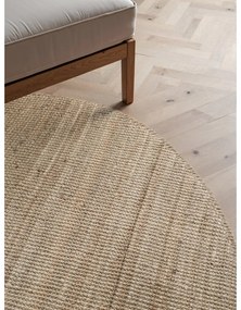 Jutový okrúhly koberec taupe ø 160 cm Bouclé Jaipur – Hanse Home