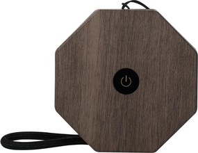 Biela/sivá prenosná svetelná dekorácia na USB ø 8 cm Twist – Gingko
