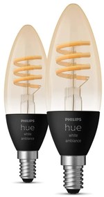 Filamentové žiarovky v súprave 2 ks E14, 5 W White ambiance – Philips Hue