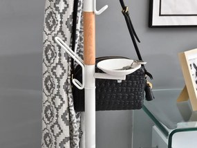 Vešiak Flash (buk biely + biela). Vlastná spoľahlivá doprava až k Vám domov. 1111804