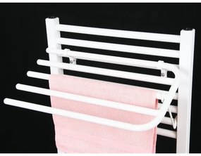 Aqualine - Sušiak uterákov na výhrevné teleso 60 cm biela