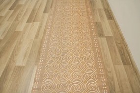 Kúpeľňová penová rohož Softy-tex 830 hnedá / béžová / krémová