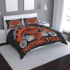 Sablio Obliečky Harley-Davidson motor Čierne pozadie - 140x220 / 90x70