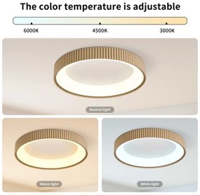 Brilagi - stmievateľné LED stropné svietidlo FALCON MODERN LED/54W/230V 60 cm béžové + diaľkové ovládanie