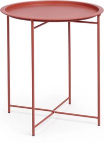 Oceľový okrúhly záhradný stolík ø 46 cm Austin – Bizzotto