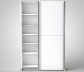 Šatníková skriňa Fast, biela