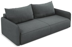 Sivá rozkladacia/s úložným priestorom pohovka 216 cm Nanea – Makamii