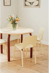 Žltá jedálenská stolička Atto – noo.ma