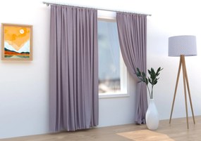 Zatemňovacie závesy Velvet lila – 140 × 160 cm (2 ks)