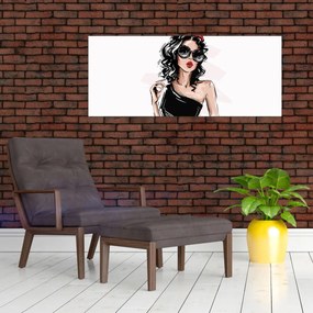 Obraz - Fashion woman (120x50 cm)