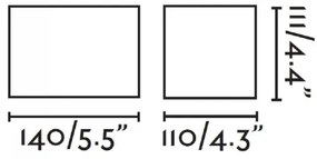 FARO 70687 - LED Vonkajšie nástenné svietidlo SUNSET 2xLED/3W/230V IP54