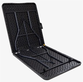 Autronic BONTEC Záhradný stôl, kov, plast, čierna, AZ-K1003 BK Farba: Čierna