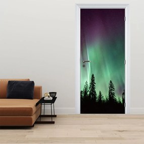 Fototapeta na dvere - Polárna žiara (95x205cm)